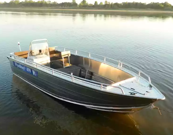 Алюминиевый катер Wyatboat-490 C в Петропавловске-Камчатском