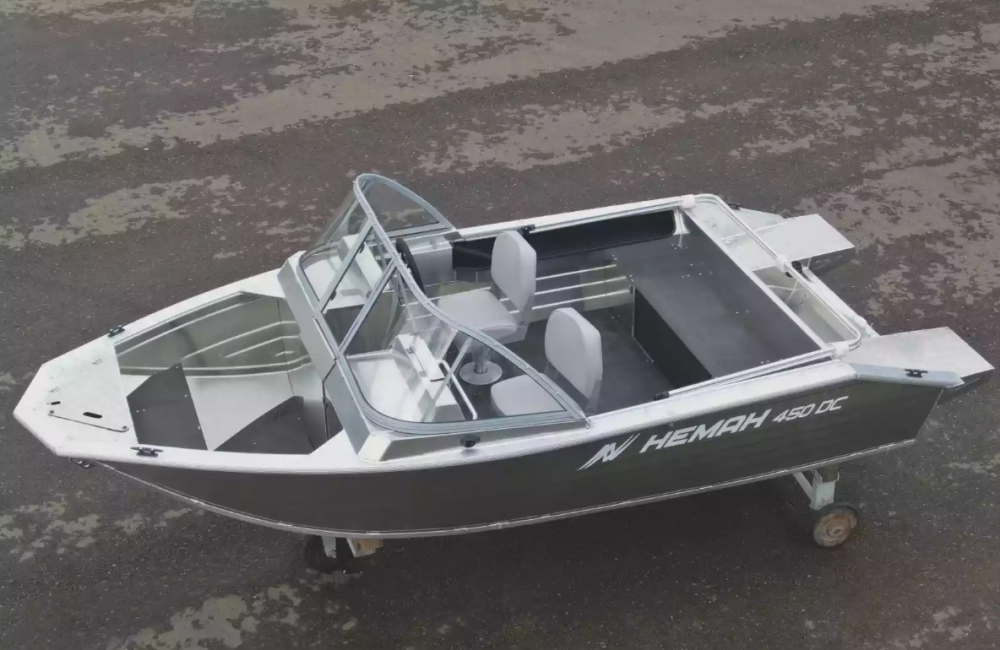Алюминиевый катер Неман-450 DC NEW без покраски в Петропавловске-Камчатском