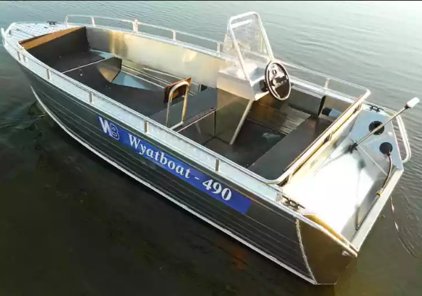 Алюминиевый катер Wyatboat-490 C в Петропавловске-Камчатском