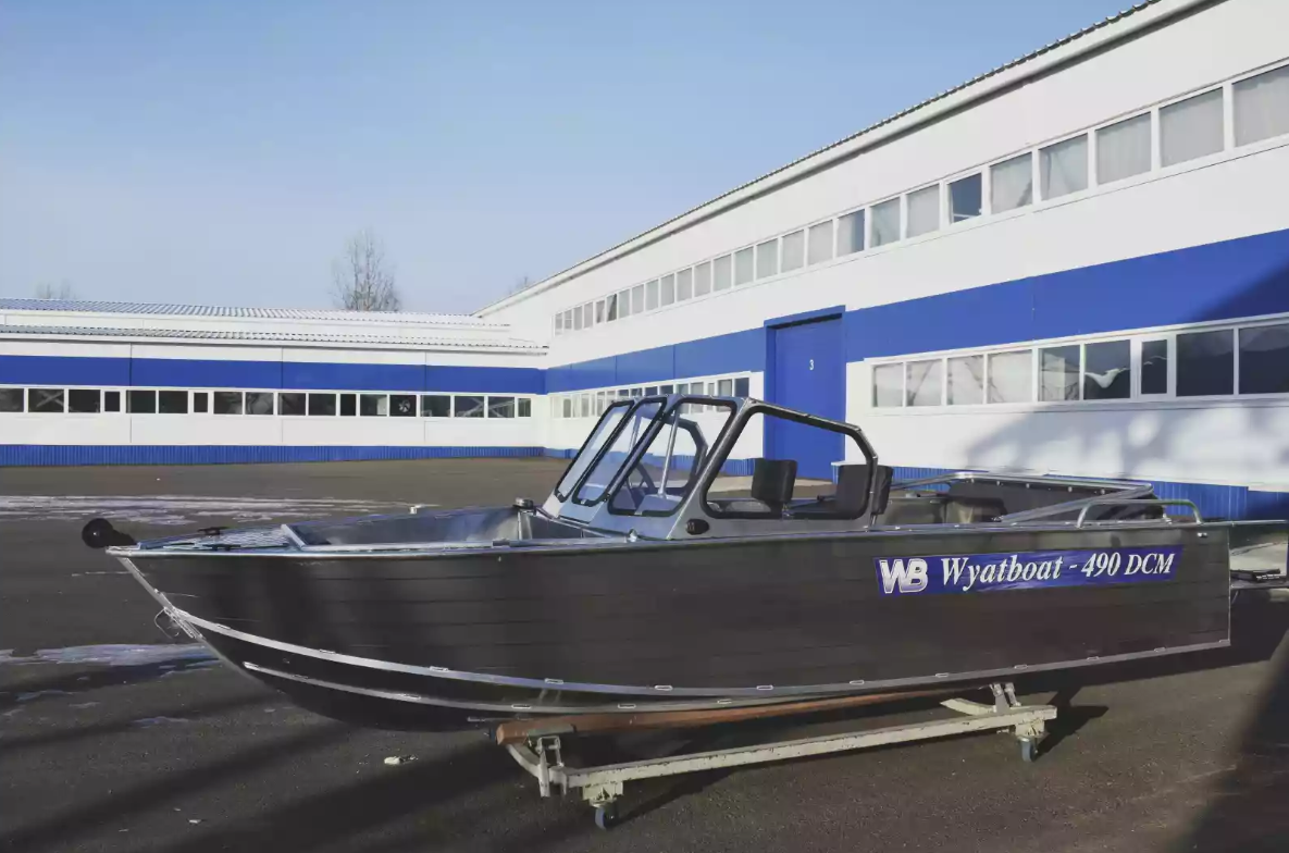 Алюминиевый катер Wyatboat-490 DCM Pro в Петропавловске-Камчатском