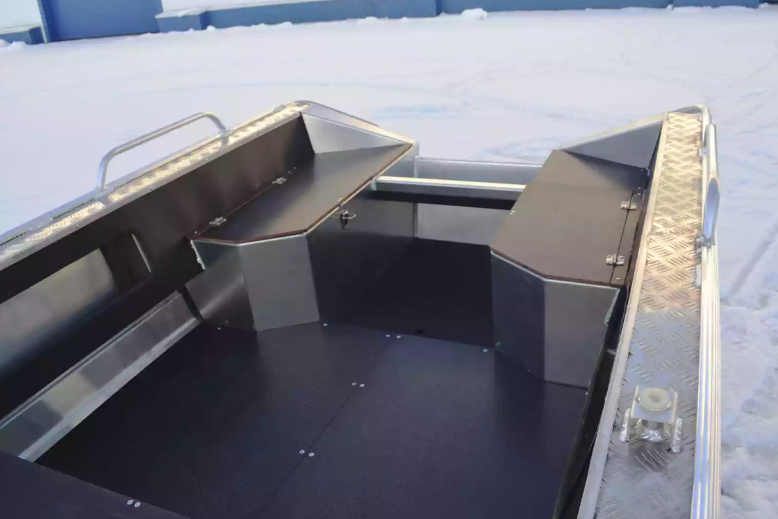 Алюминиевая лодка Wyatboat-370 в Петропавловске-Камчатском