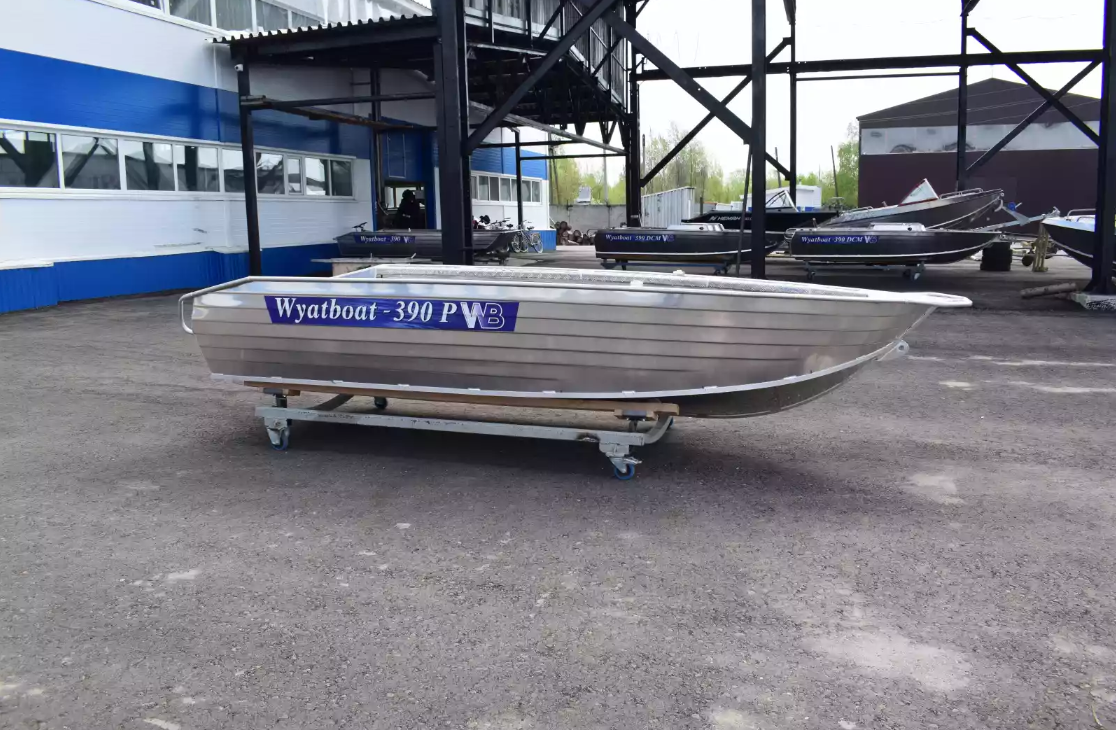 Алюминиевая лодка Wyatboat-390Р Увеличенный борт в Петропавловске-Камчатском