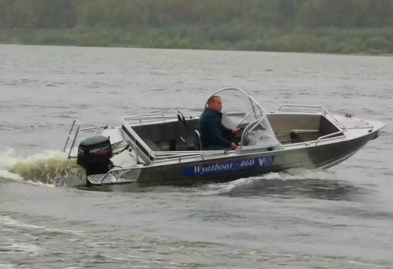 Алюминиевый катер Wyatboat-460 DCM в Петропавловске-Камчатском