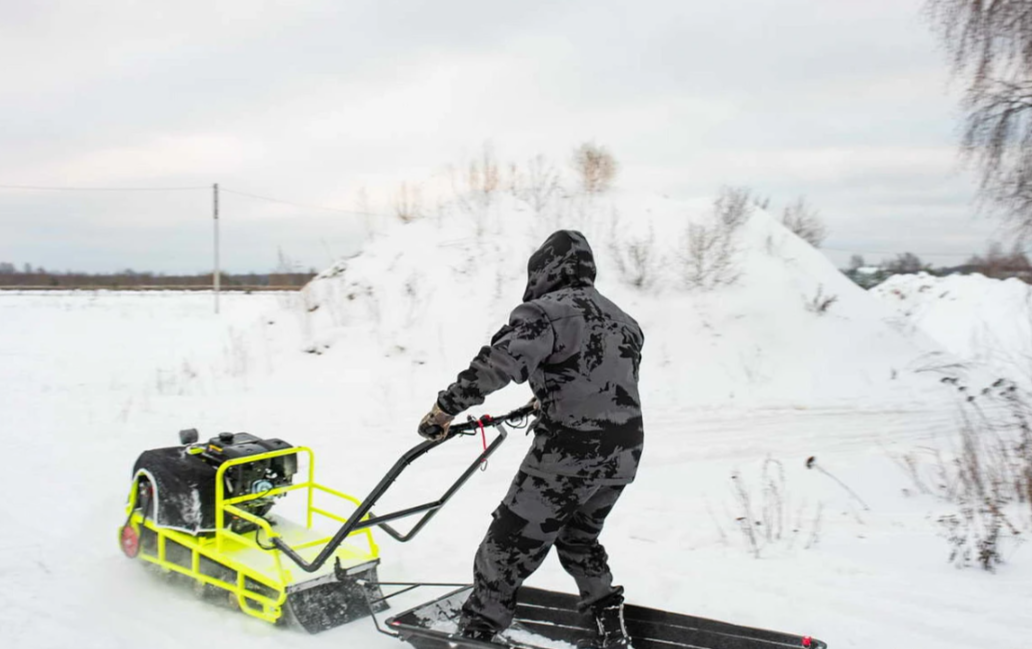 Мотобуксировщик Бурлак ХОЗЯИН-1 (капот металл) в Петропавловске-Камчатском