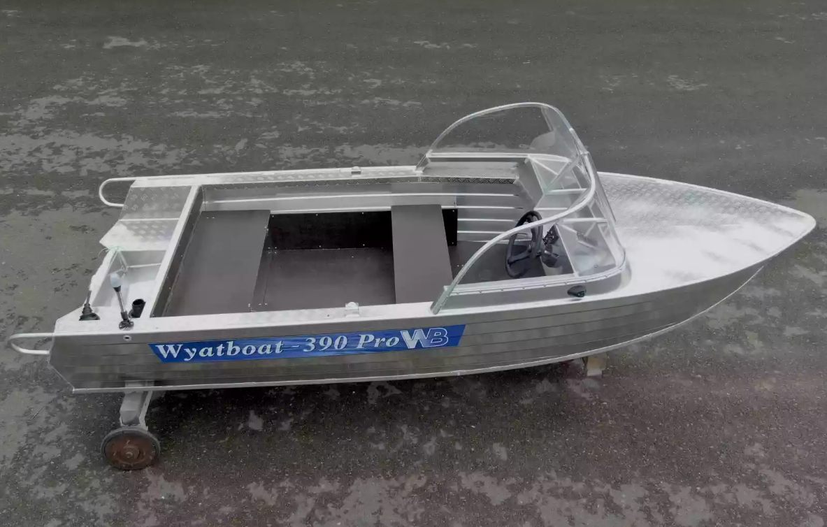 Алюминиевый катер Wyatboat-390 Pro в Петропавловске-Камчатском