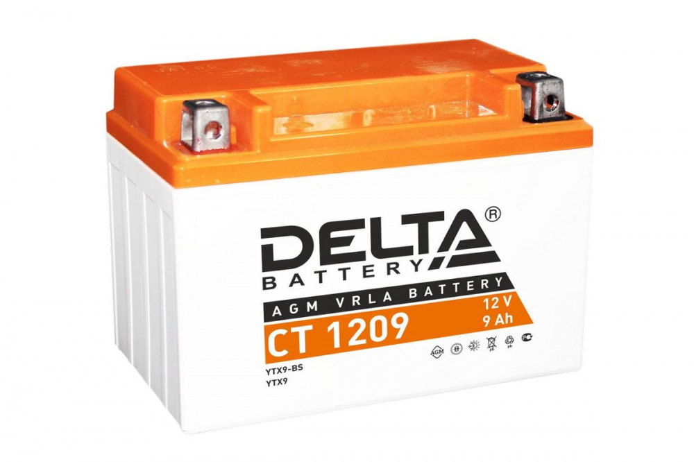 Аккумулятор Delta CT 1209 (12V / 9Ah) в Петропавловске-Камчатском