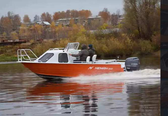 Алюминиевый катер Неман-500 (каютный) в Петропавловске-Камчатском
