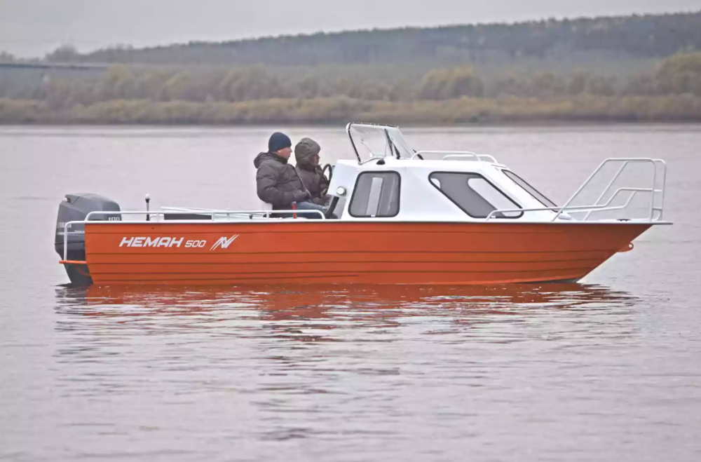 Алюминиевый катер Неман-500 (каютный) в Петропавловске-Камчатском