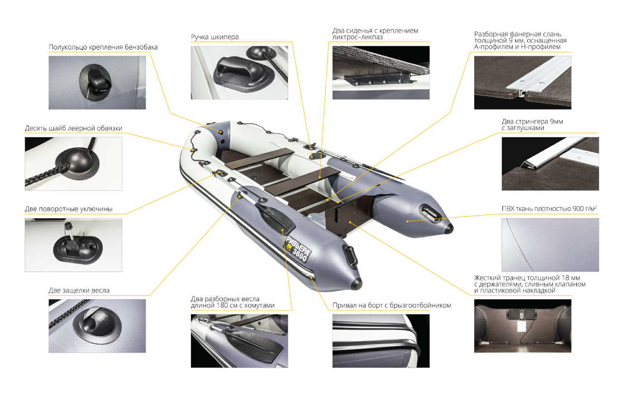 Лодка Ривьера Компакт 3600 СК в Петропавловске-Камчатском