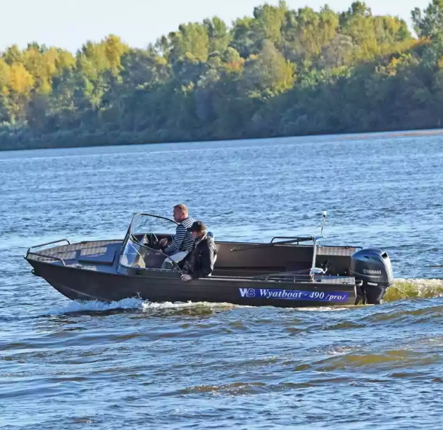 Алюминиевый катер Wyatboat-490 Pro в Петропавловске-Камчатском