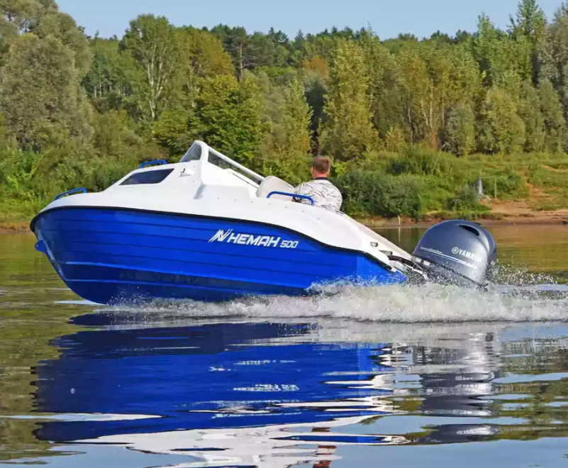 Комбинированный катер Neman-500 с каютой в Петропавловске-Камчатском