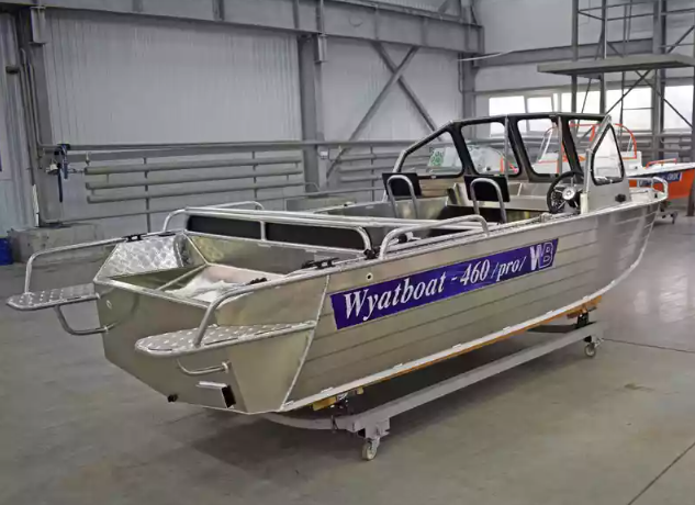 Алюминиевый катер Wyatboat-460 DCM Pro в Петропавловске-Камчатском