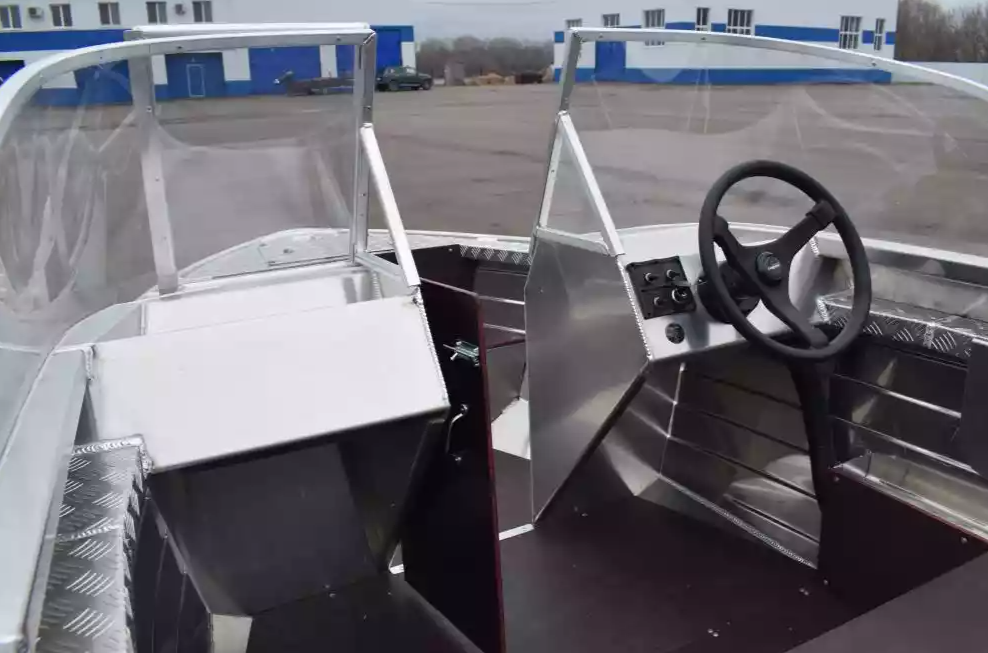 Алюминиевая лодка Wyatboat-390 DCM Увеличенный борт в Петропавловске-Камчатском