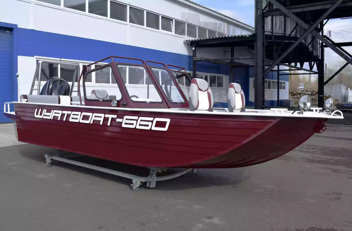 Алюминиевый катер Wyatboat-660 в Петропавловске-Камчатском