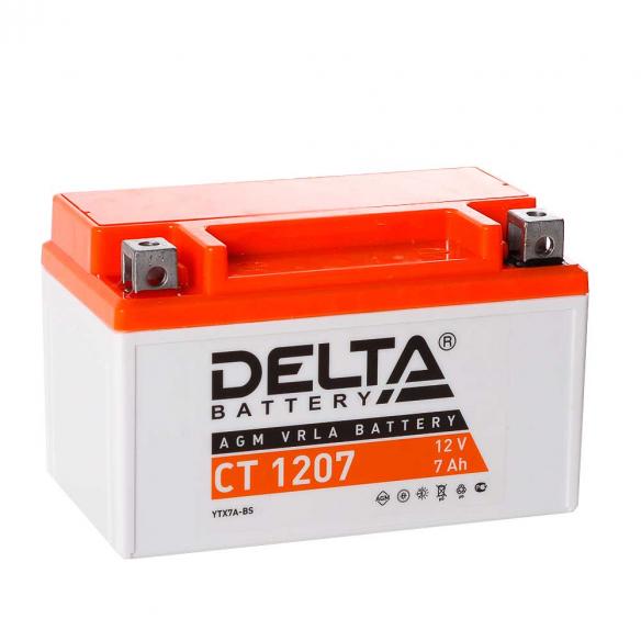 Аккумулятор Delta CT 1207 (12V / 7Ah) в Петропавловске-Камчатском