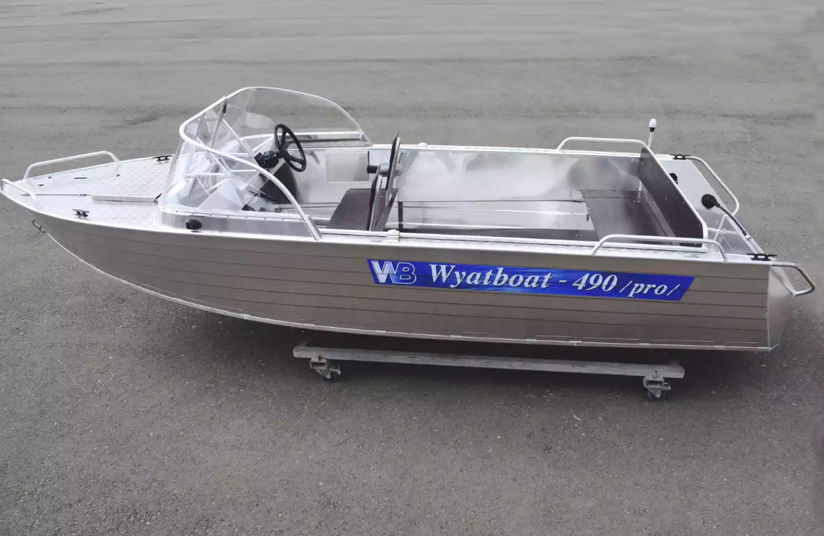 Алюминиевый катер Wyatboat-490 Pro в Петропавловске-Камчатском