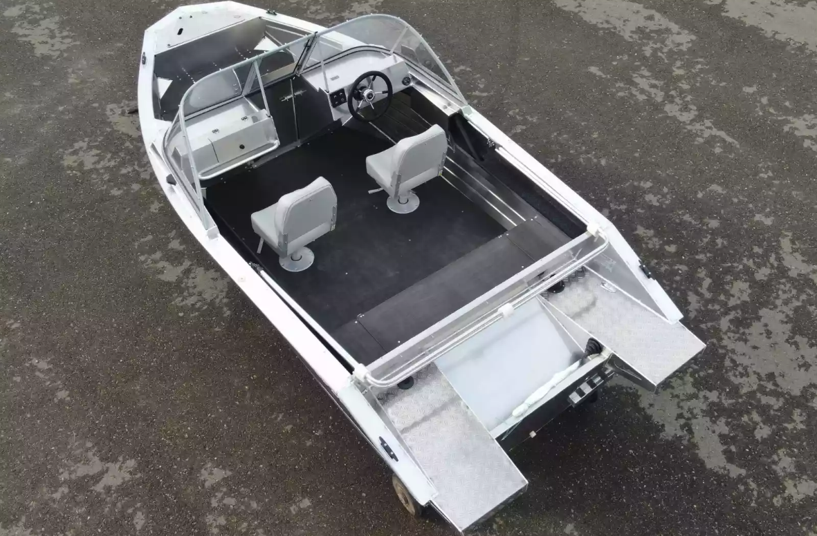 Алюминиевый катер Неман-450 DC NEW без покраски в Петропавловске-Камчатском