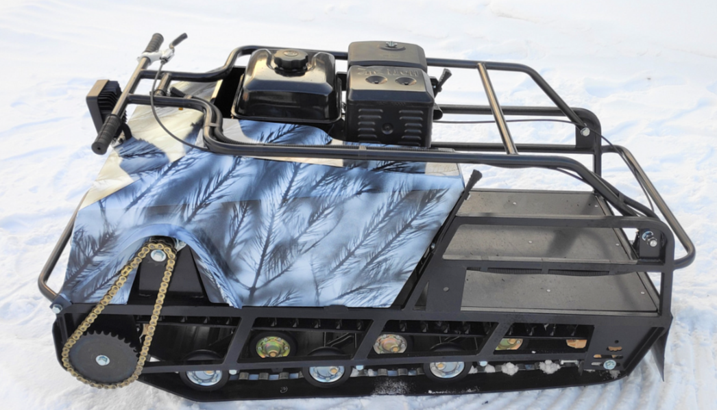 Мотобуксировщик Irondog (Железная собака) M600 15 Камуфляж Охотник в Петропавловске-Камчатском