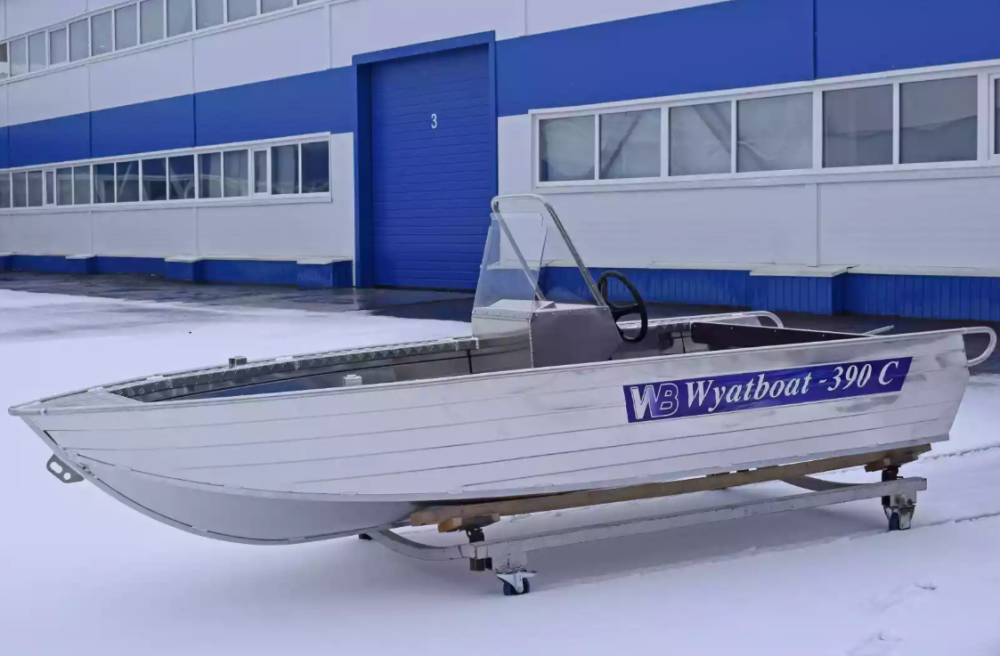 Алюминиевая лодка Wyatboat-390 C в Петропавловске-Камчатском