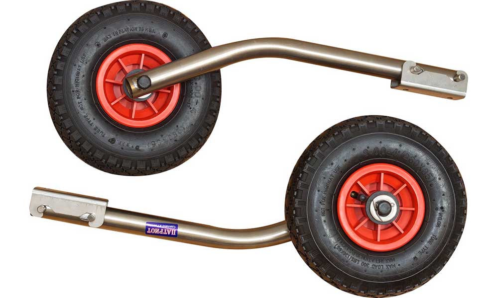 Транцевые колеса модульные удлиненные из нержавеющей стали в Петропавловске-Камчатском