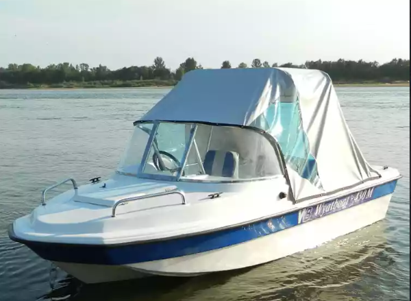 Стеклопластиковый катер Wyatboat-430 M (тримаран) в Петропавловске-Камчатском