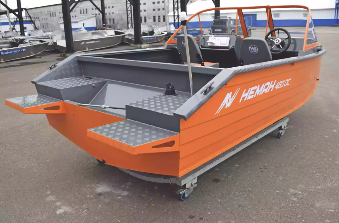 Алюминиевый катер Неман-480 DCM FISH в Петропавловске-Камчатском