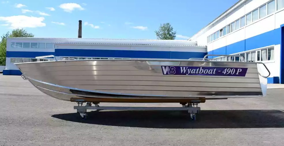 Алюминиевая лодка Wyatboat-490 P в Петропавловске-Камчатском