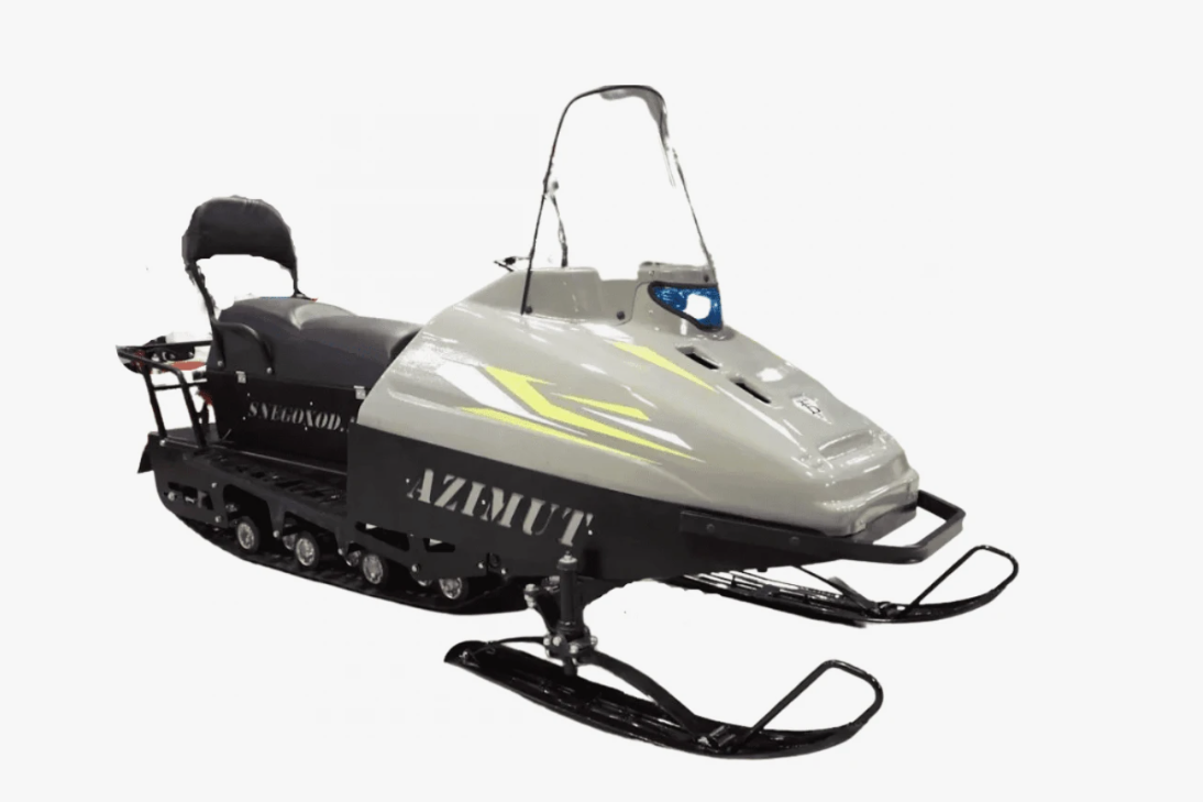 Миниснегоход Бурлак Азимут 20 л.с. , эл.запуск, реверс, тормоз гидравл, капот серый в Петропавловске-Камчатском