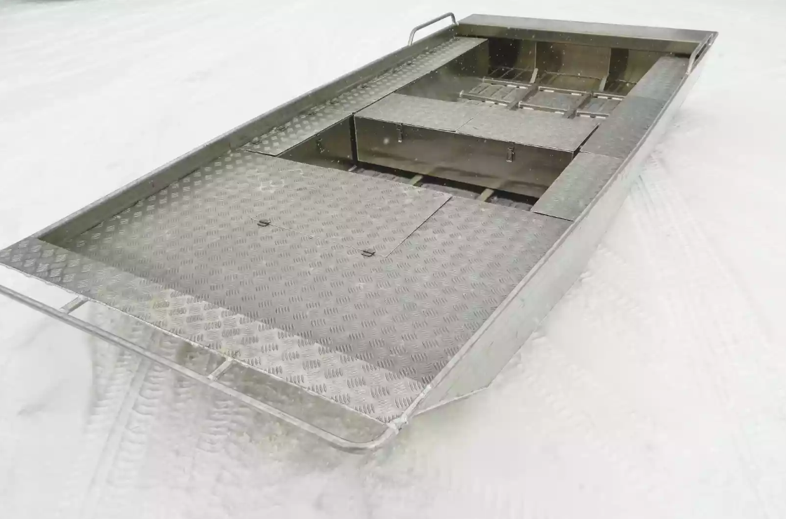 Алюминиевая лодка Wyatboat-390 Jonboat в Петропавловске-Камчатском