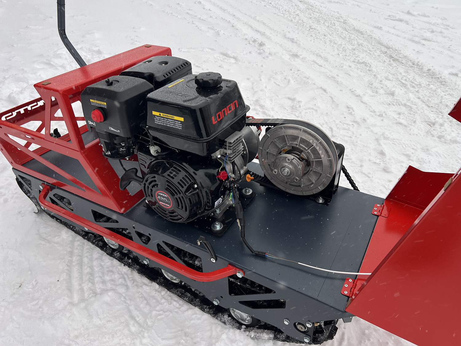 Мотобуксировщик EX-MOTO SNOWDOG S500 15л.с в Петропавловске-Камчатском