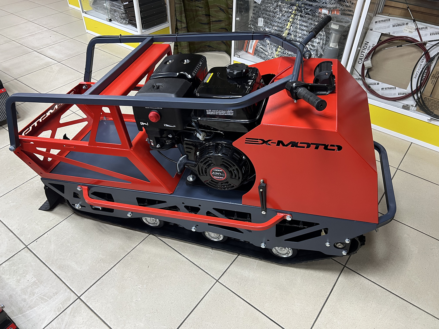 Мотобуксировщик EX-MOTO SNOWDOG S500 15л.с в Петропавловске-Камчатском