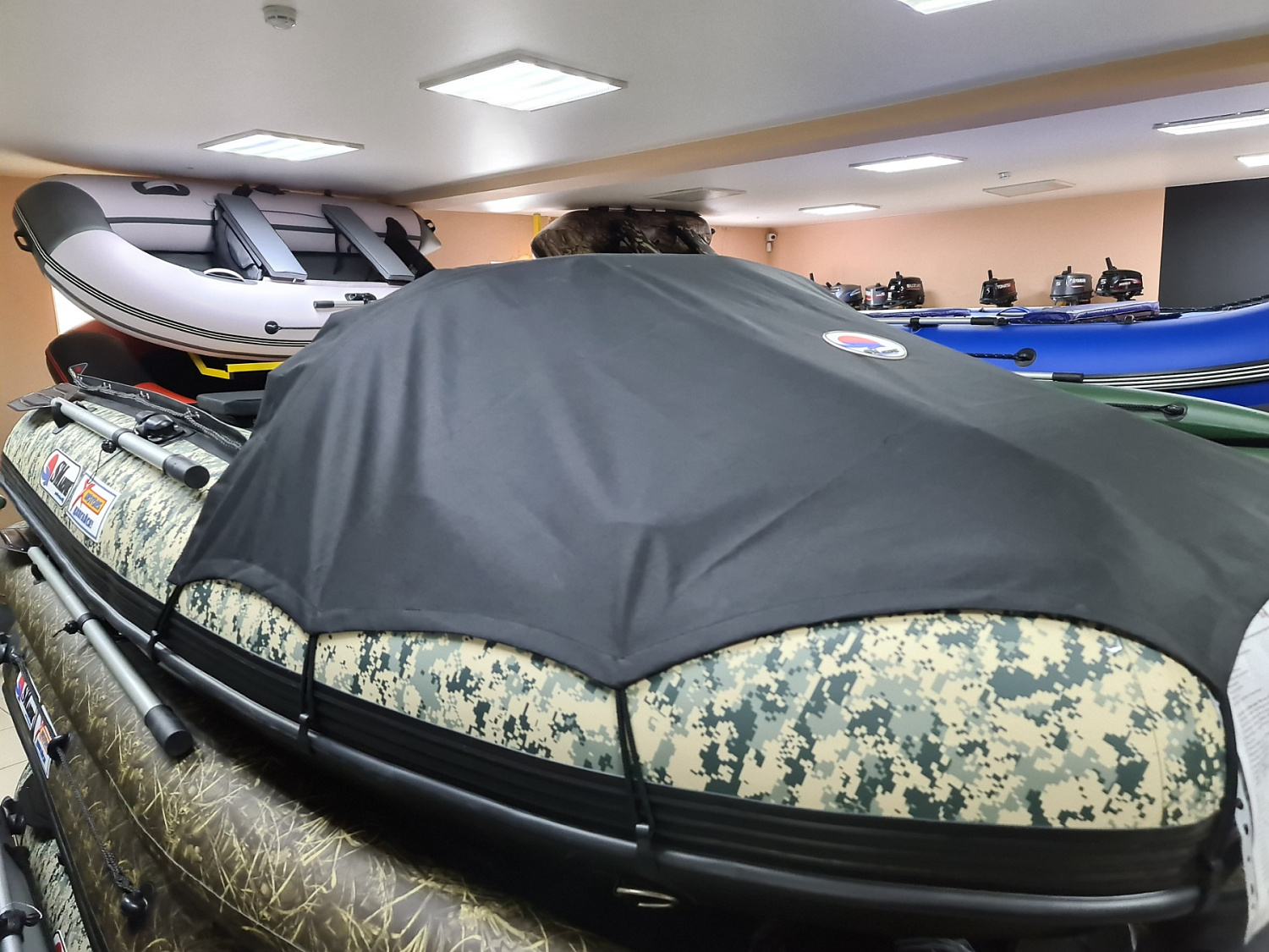 КОМПЛЕКТ НОСОВОГО ТЕНТА К ЛОДКЕ SMARINE SDP MAX 360 ЧЕРНЫЙ в Петропавловске-Камчатском