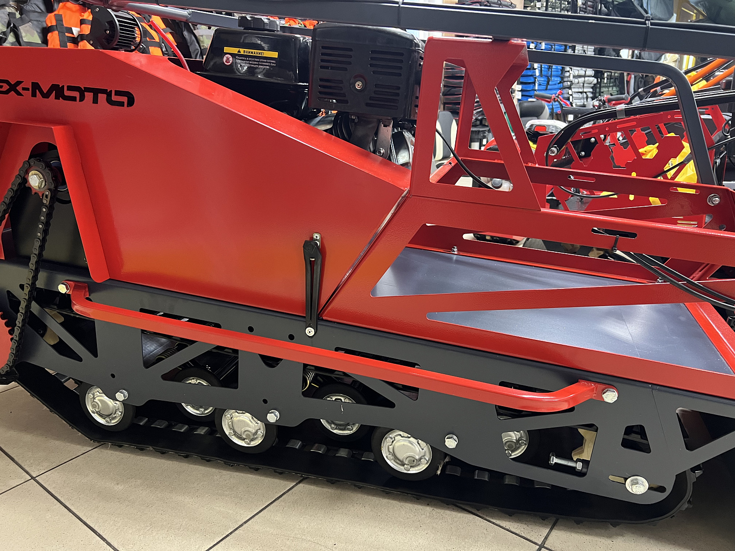 Мотобуксировщик EX-MOTO SNOWDOG S500 15л.с в Петропавловске-Камчатском