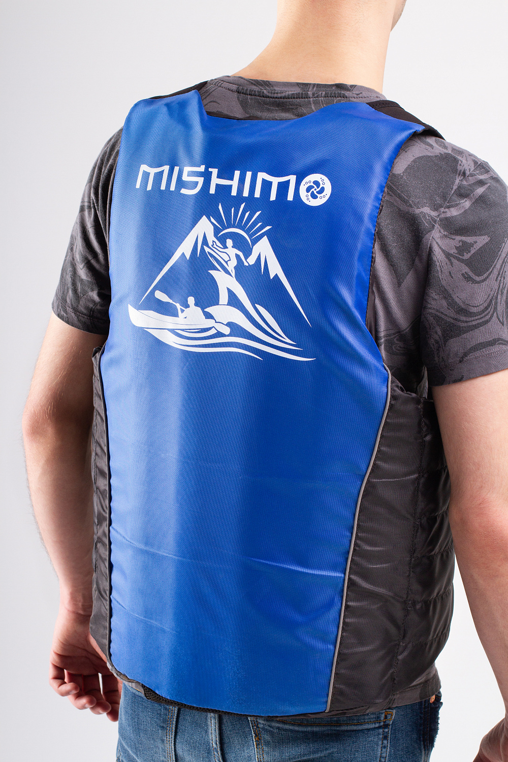 Жилет спасательный MISHIMO PRO Премиум качества Черно-синий в Петропавловске-Камчатском