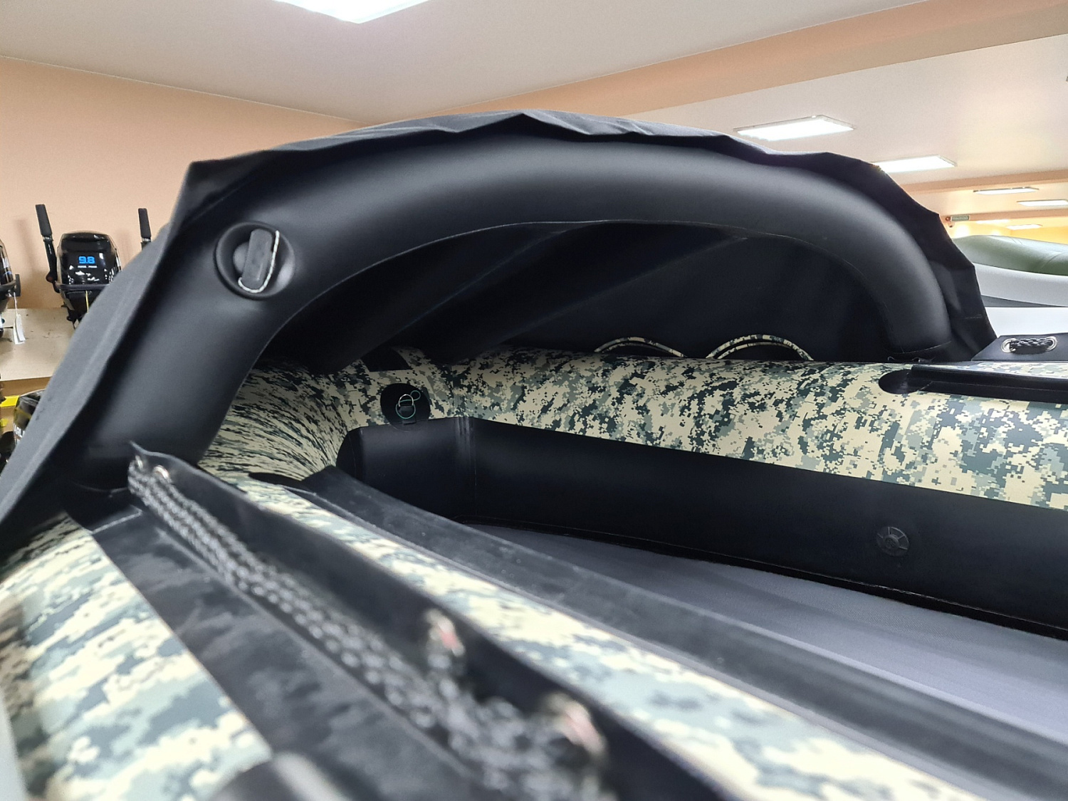 КОМПЛЕКТ НОСОВОГО ТЕНТА К ЛОДКЕ SMARINE SDP MAX 360 ЧЕРНЫЙ в Петропавловске-Камчатском