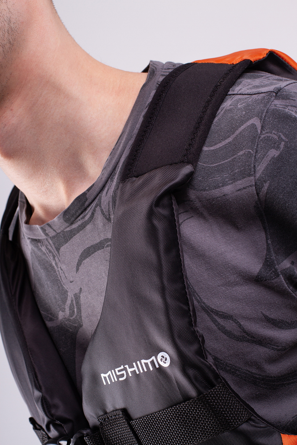 Жилет спасательный MISHIMO PRO Премиум качества Черно-оранжевый в Петропавловске-Камчатском