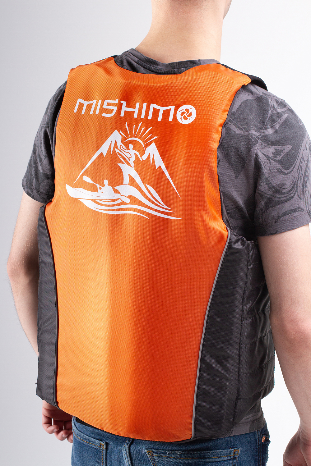 Жилет спасательный MISHIMO PRO Премиум качества Черно-оранжевый в Петропавловске-Камчатском