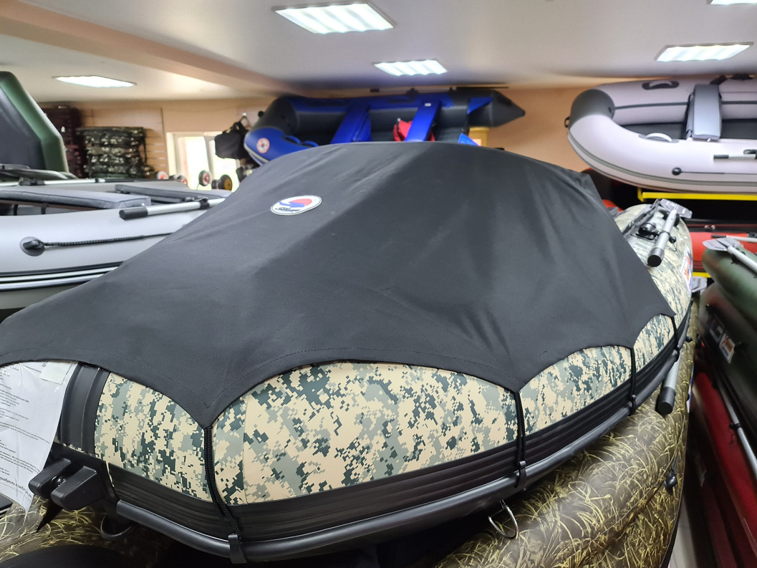 КОМПЛЕКТ НОСОВОГО ТЕНТА К ЛОДКЕ SMARINE SDP MAX 360 ЧЕРНЫЙ в Петропавловске-Камчатском